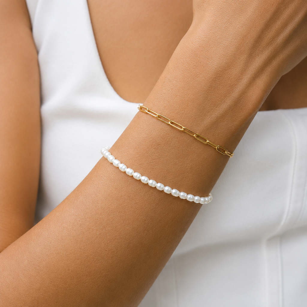 Brățară FRESHWATER PEARLS cu perle de cultură