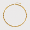 Colier Cuban Chain placat cu aur de 18K