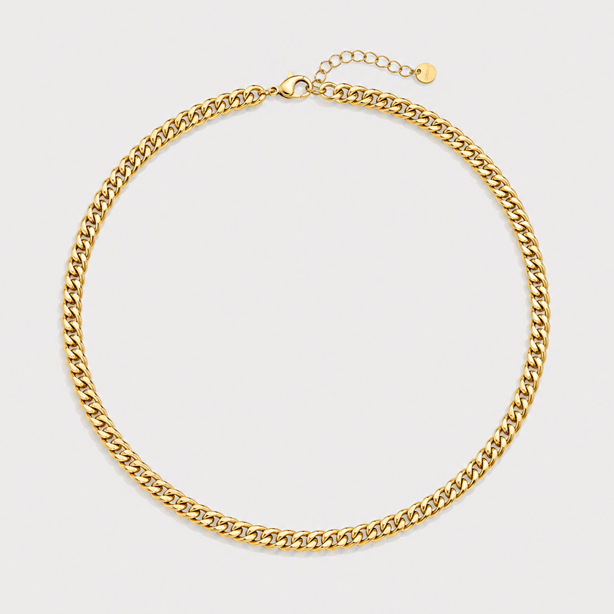 Colier Cuban Chain placat cu aur de 18K