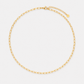 Colier Fine Paperclip placat cu aur de 18K