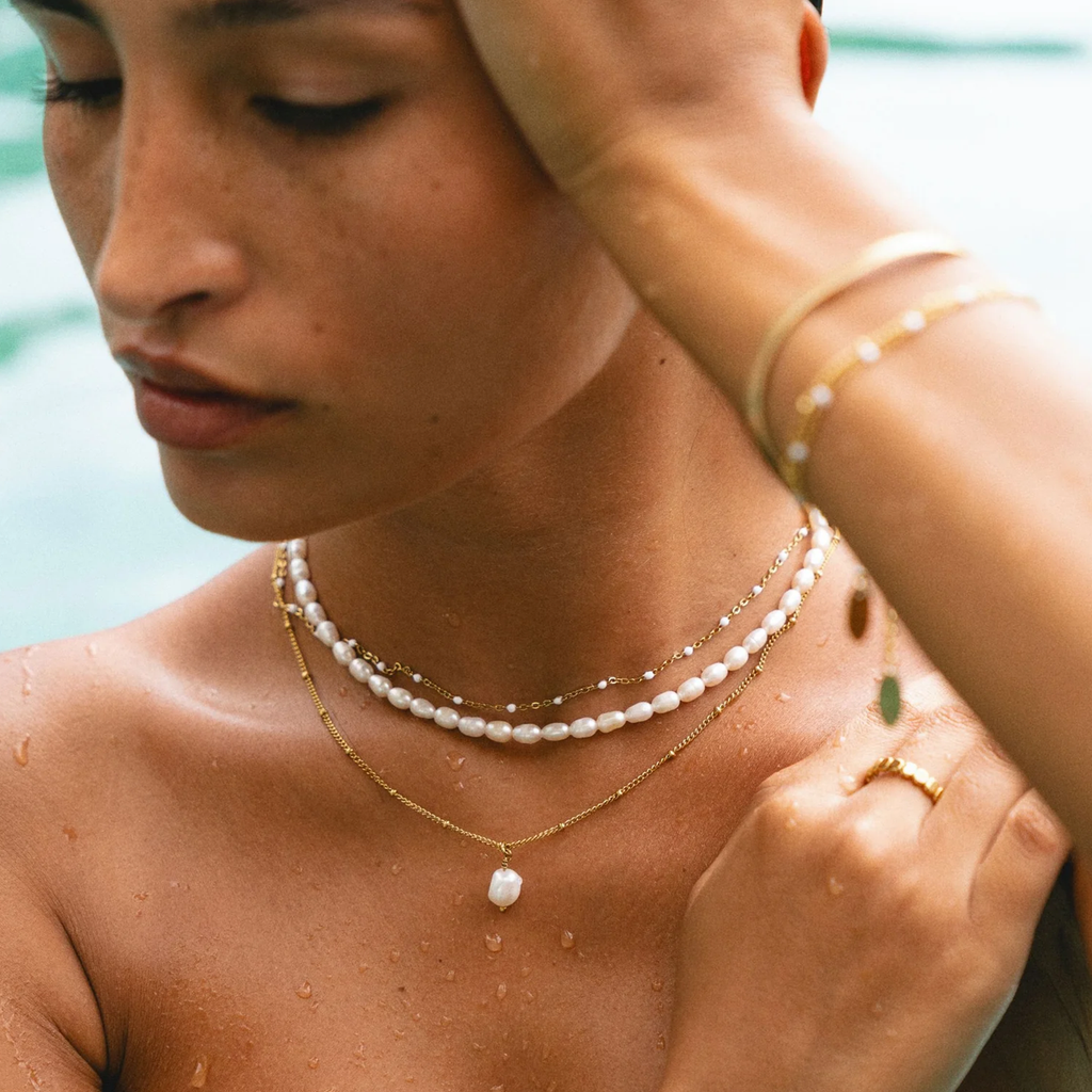 Colier Freshwater Pearls cu perle de cultură