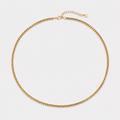 Colier Golden Box Chain placat cu aur de 18K
