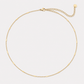 Colier GOLDEN FLAKES placat cu aur de 18K