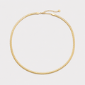 Colier Herringbone placat cu aur 18K