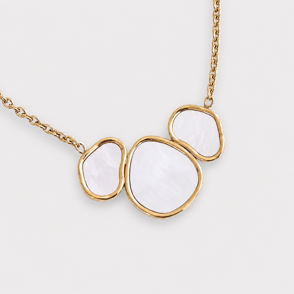 Colier Trio Sidef placat cu aur de 18K