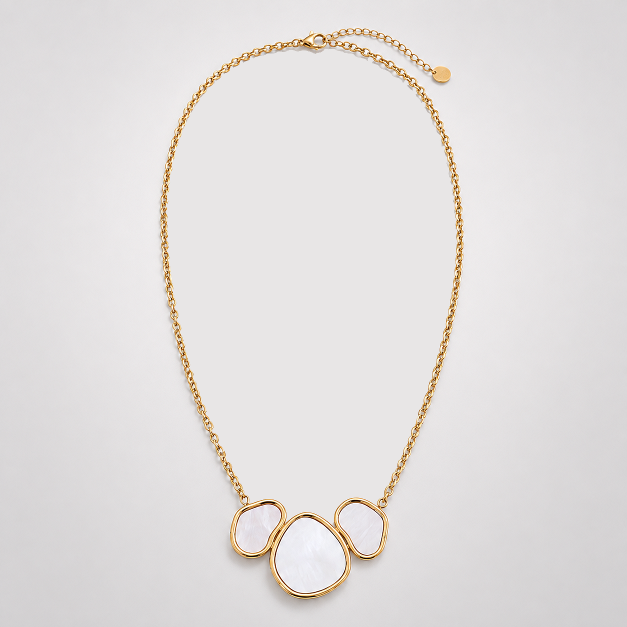 Colier Trio Sidef placat cu aur de 18K