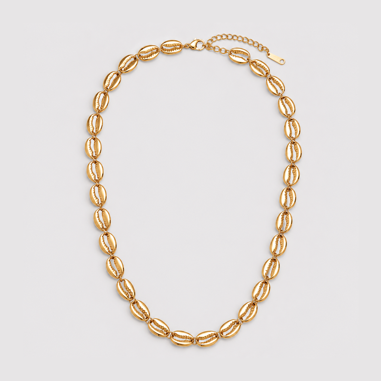 Colier Summer Shells placat cu aur de 18K