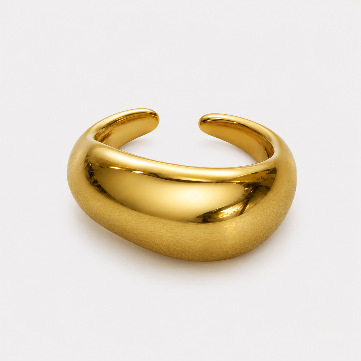 Inel GOLDEN DOME placat cu aur
